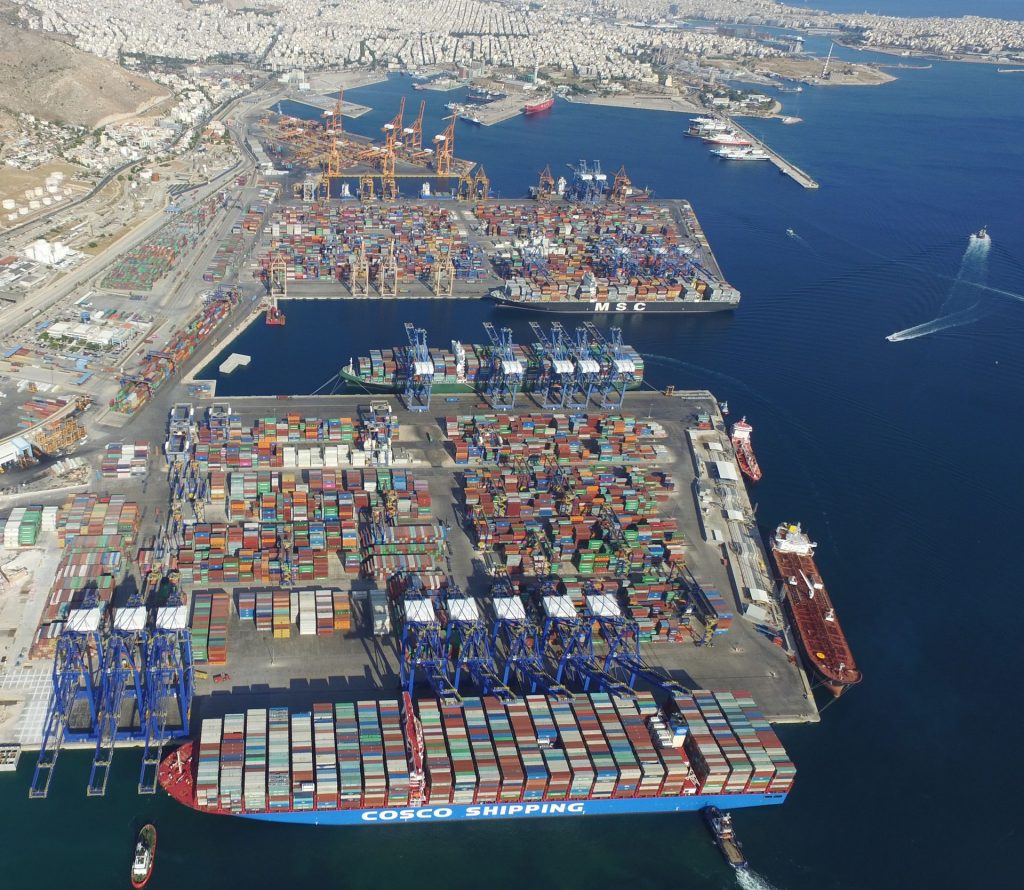 Piraeus rising in container handling