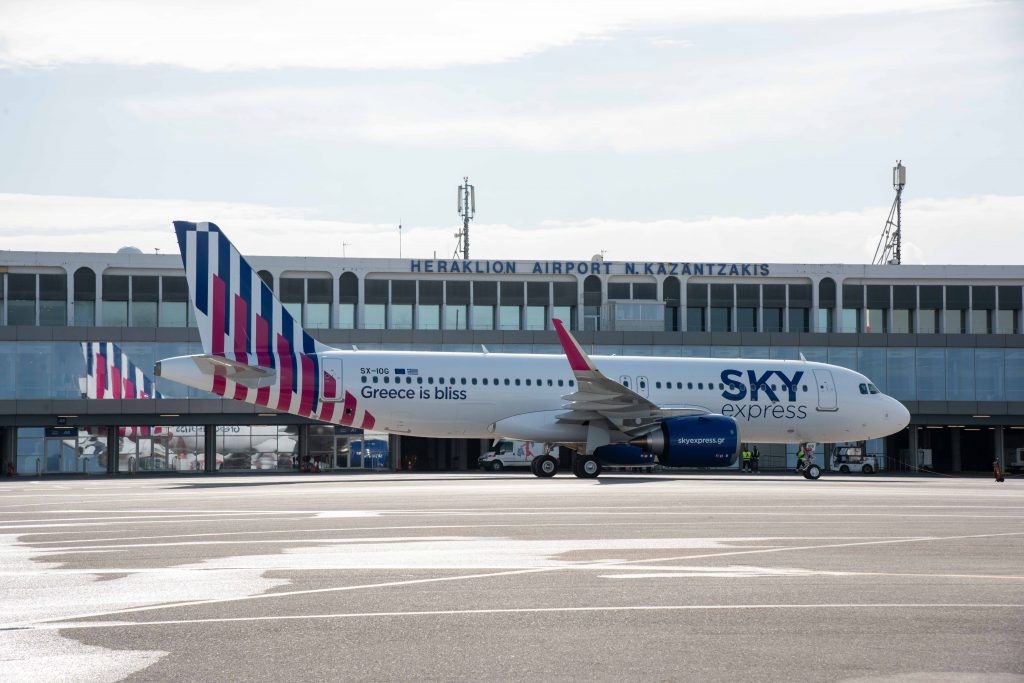 SKY express: Heraklion strategic hub with 11 domestic and international destinations