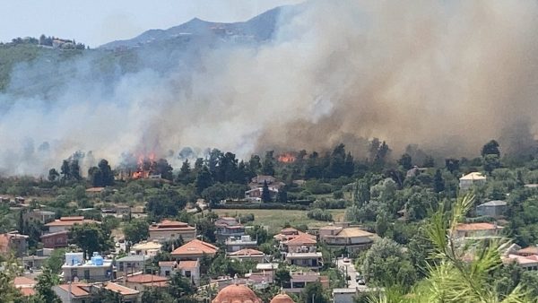 Φωτιά στη Σταμάτα: Ενισχύονται οι δυνάμεις της Πυροσβεστικής