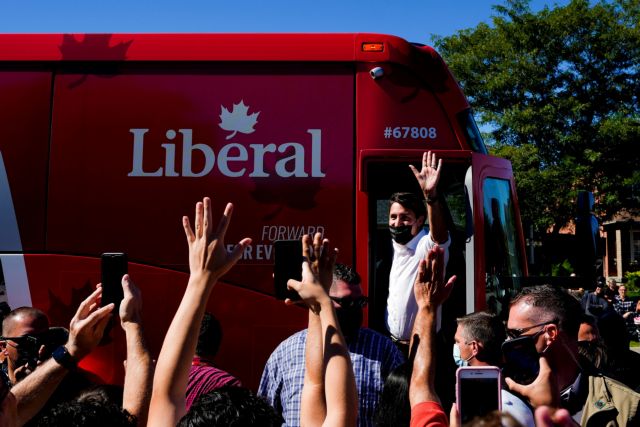 Καναδάς εκλογές – Νίκη χωρίς πλειοψηφία προβλέπεται για τον Τζάστιν Τριντό