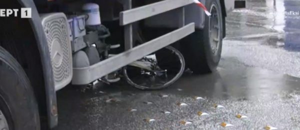 Thessaloniki – The cyclist who was run over by a truck is dead