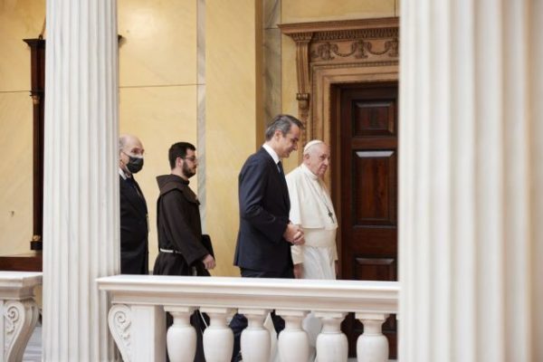 Pope Francis met with the Greek PM