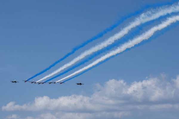 The first six Rafale fighters land at Tanagra Airport