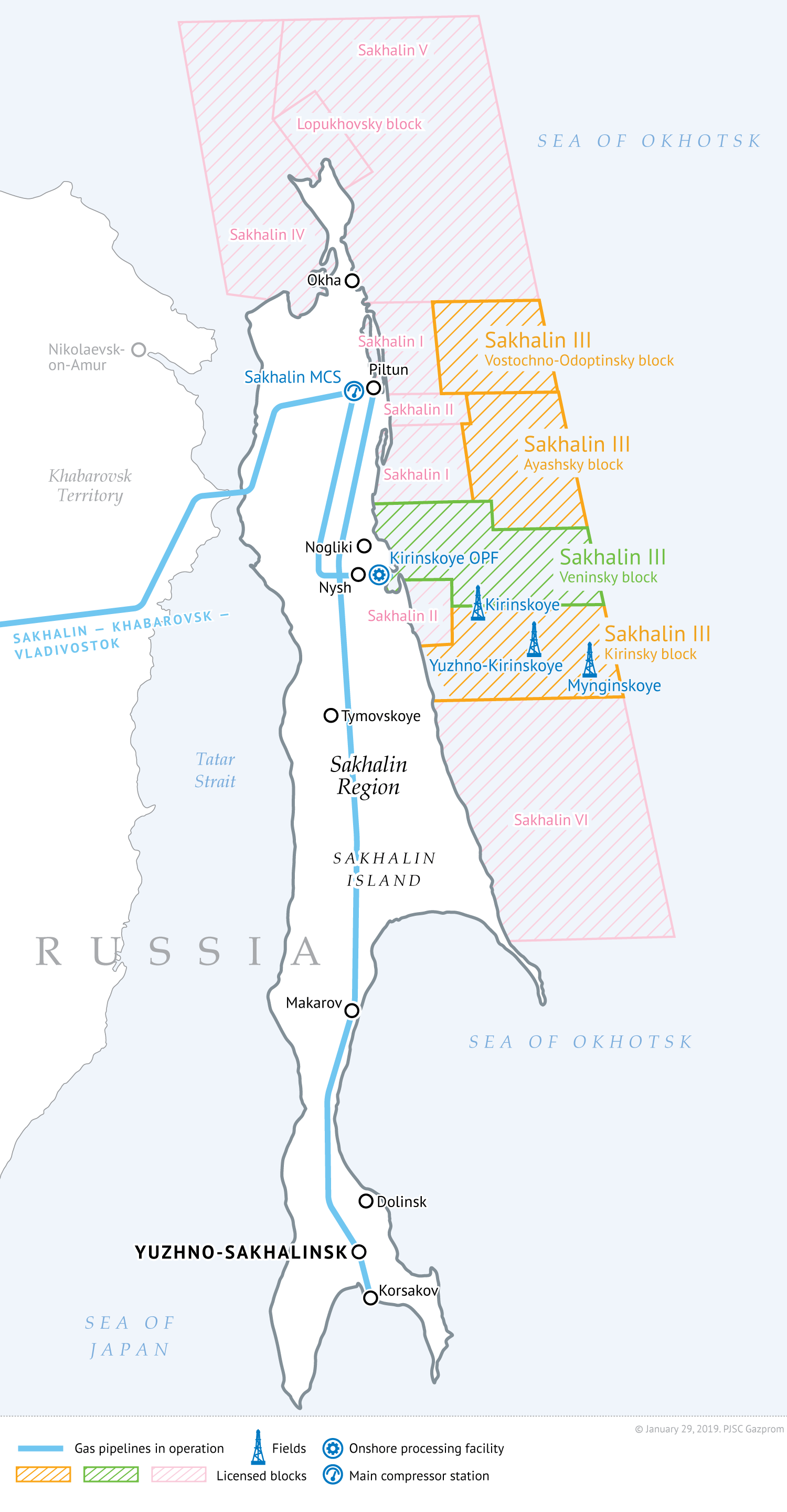    Map Sakhalin 