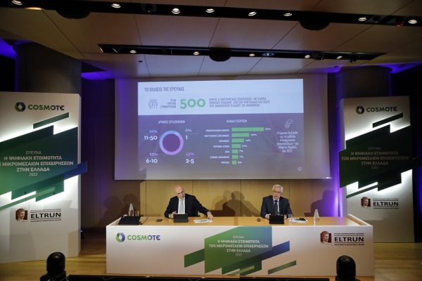 Ερευνα Cosmote – ELTRUN: Ωριμάζουν ψηφιακά οι μικρομεσαίες επιχειρήσεις στην Ελλάδα