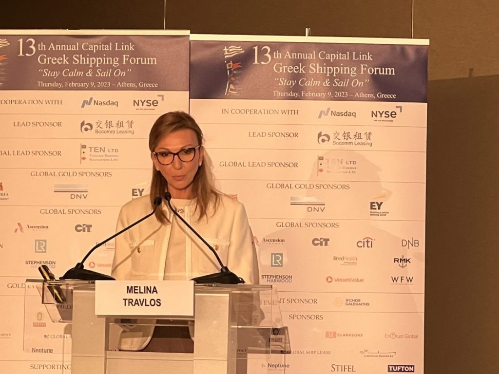 Melina Travlos: The Union of Greek Shipowners is stronger than ever