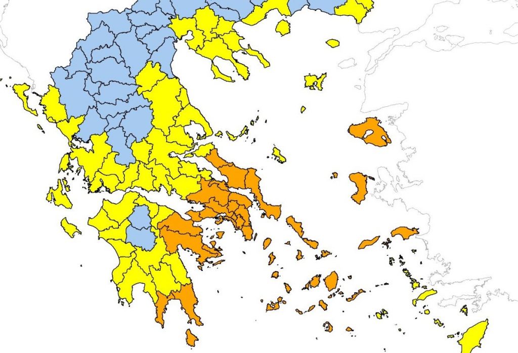 Καύσωνας: Πολύ υψηλός κίνδυνος πυρκαγιάς την Κυριακή