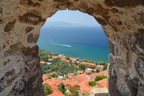 Religious holiday in Turkey occasion for mass influx of holiday-makers to nearby Greek isle of Lesvos