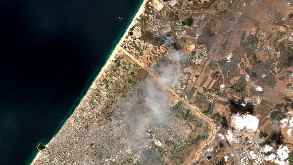 Ισραήλ: Ευρωπαϊκός δορυφόρος κατέγραψε τις επιθέσεις της Χαμάς [εικόνες]