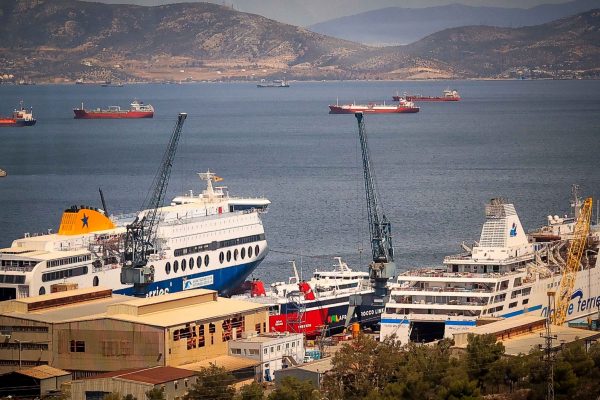 EU Commissioner for Internal Market Breton Tours Elefsina Shipyard