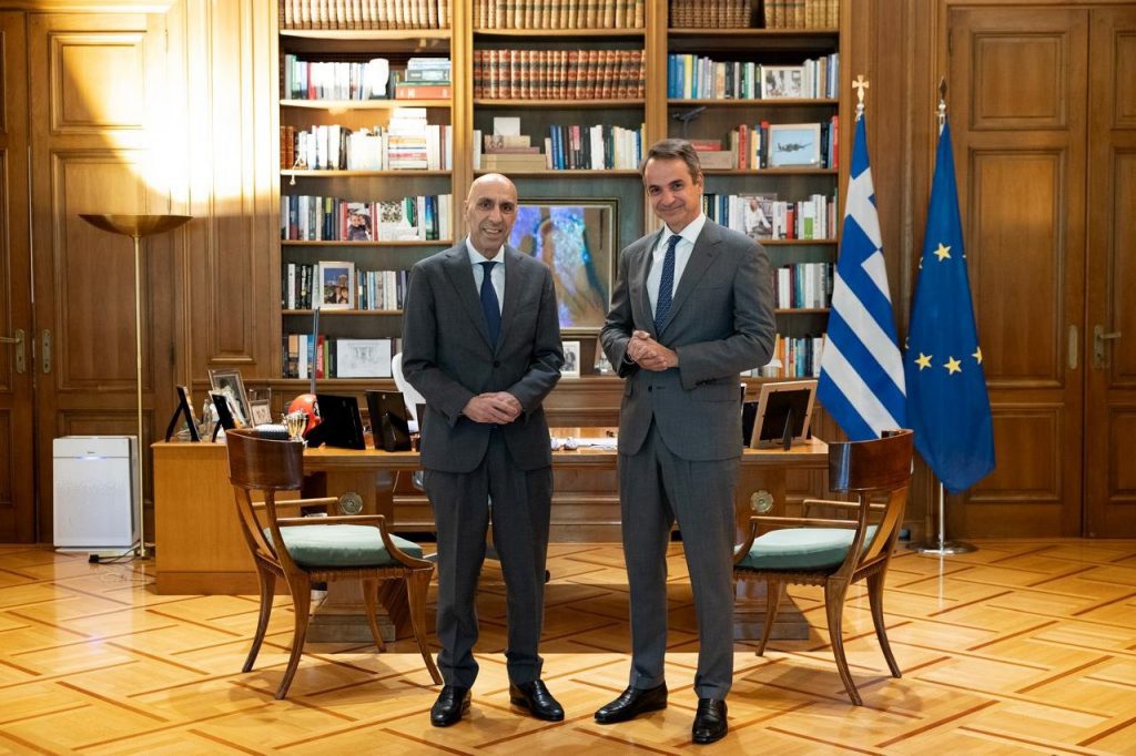 Μπρατάκος: Συναντήθηκε στο Μέγαρο Μαξίμου με τον Κυριάκο Μητσοτάκη – Τι συζήτησαν