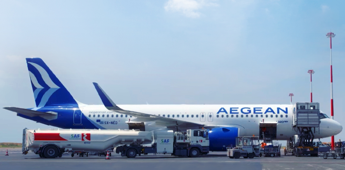 HELLENiQ ENERGY: Καύσιμα SAF σε όλα τα ελληνικά αεροδρόμια σε συνεργασία με τη Neste