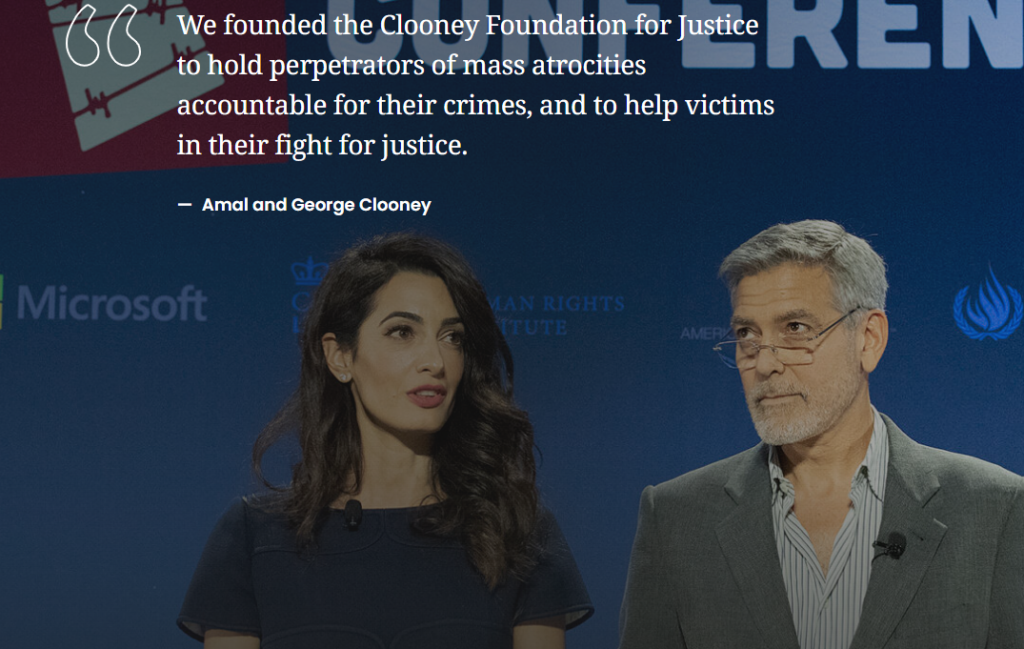 Ρωσία: Το Κρεμλίνο απαγορεύει το Clooney Foundation