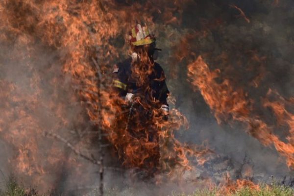 High Alert on Sat. for Wildfires Across Much of Greece