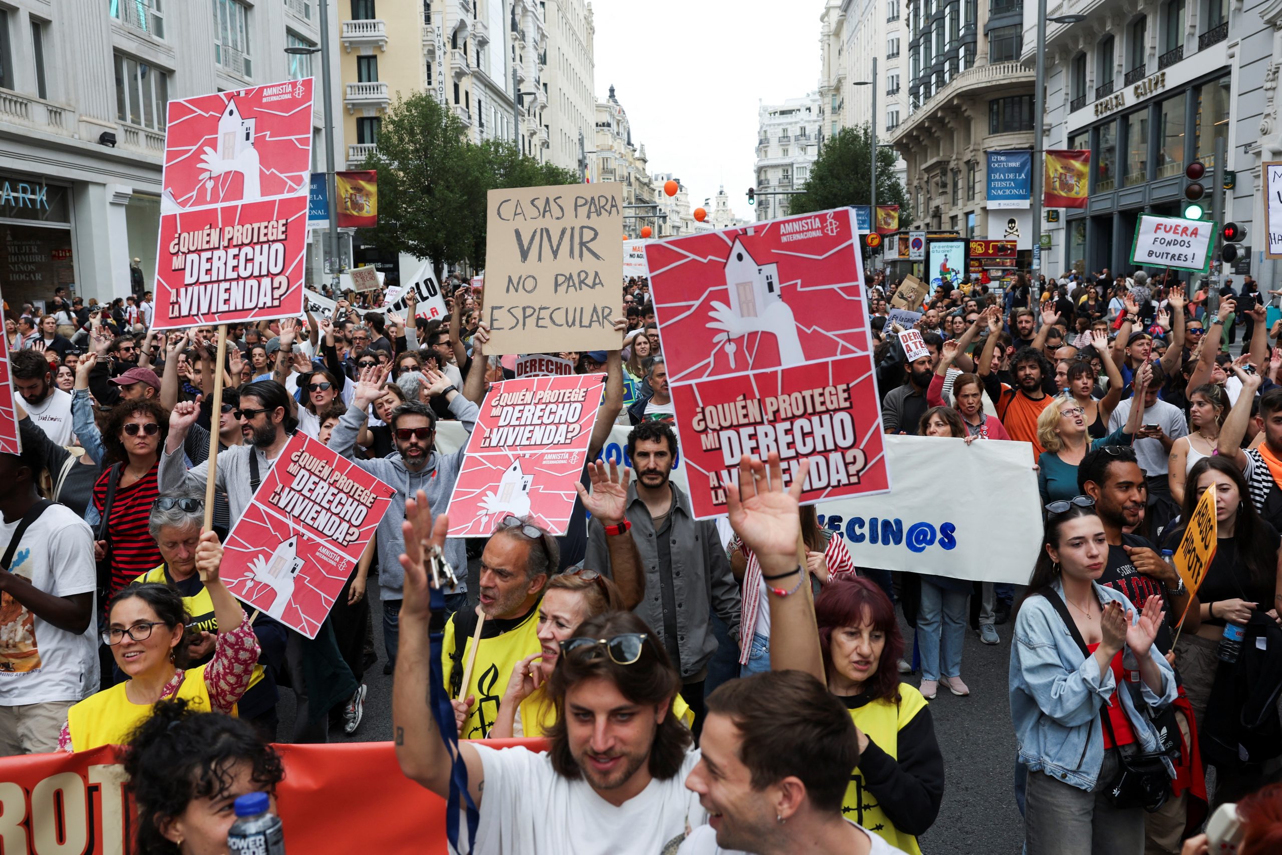 Ισπανία: Χιλιάδες στους δρόμους με αίτημα προσιτές κατοικίες