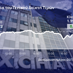 Χρηματιστήριο Αθηνών: Ισορρόπησε στις 1.390 μονάδες – Χαμηλά ο τζίρος