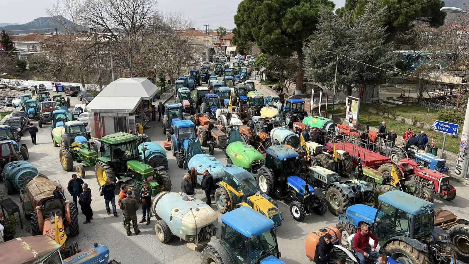 Αγρότες: Νέο συλλαλητήριο στην Αγιά – Διεκδικούν αποζημιώσεις από τον «Daniel»