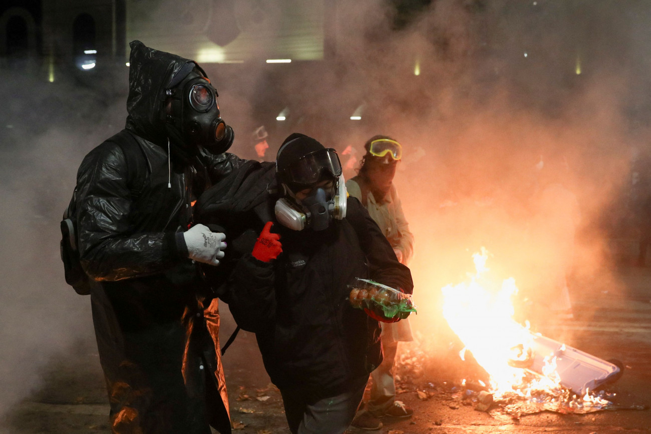 Γεωργία: Σκηνές βίας μεταξύ αστυνομίας και διαδηλωτών