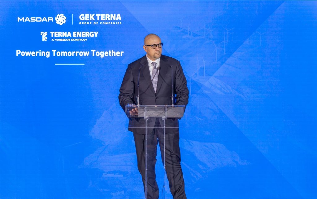 “Masdar Invests in the people of Greece and in the vision of TERNA ENERGY”