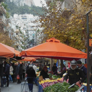 FT:Η λαϊκή της Καλλιδρομίου στα Εξάρχεια, στις καλύτερες αγορές τροφίμων του κόσμου